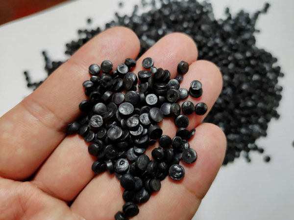 江苏黑色HDPE再生管道颗粒料